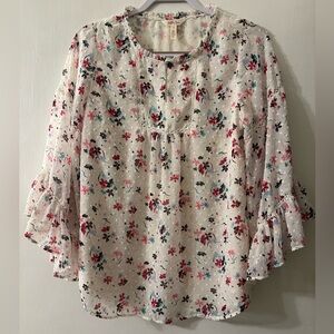 Matilda Jane Floral 3/4 sleeve Blouse
